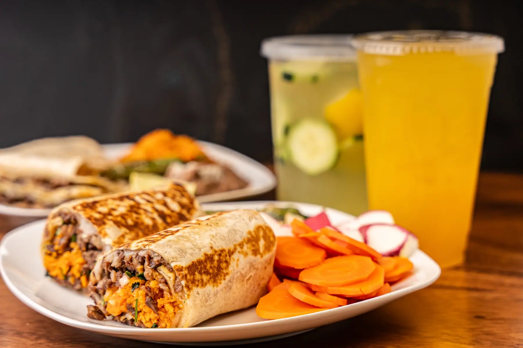 Burrito at Monarca Kitchen